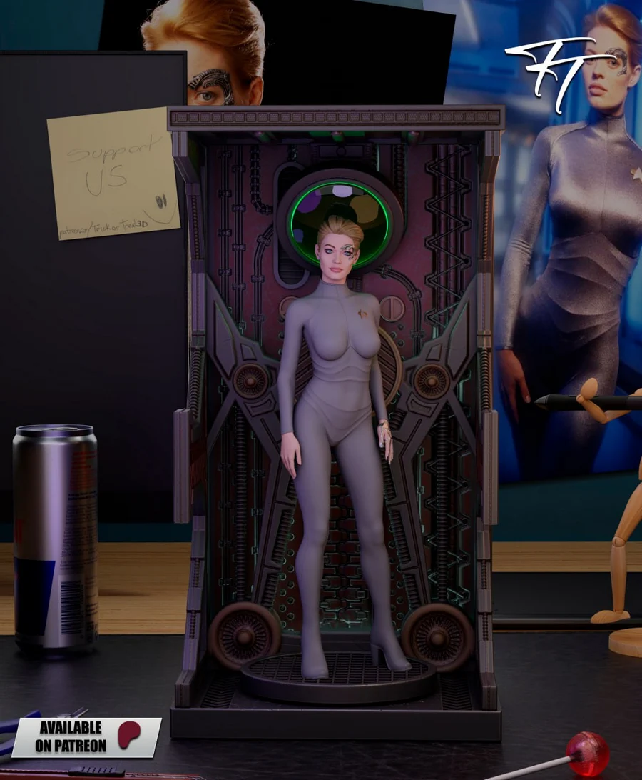 Seven of Nine – Star Trek 3D printable STL model