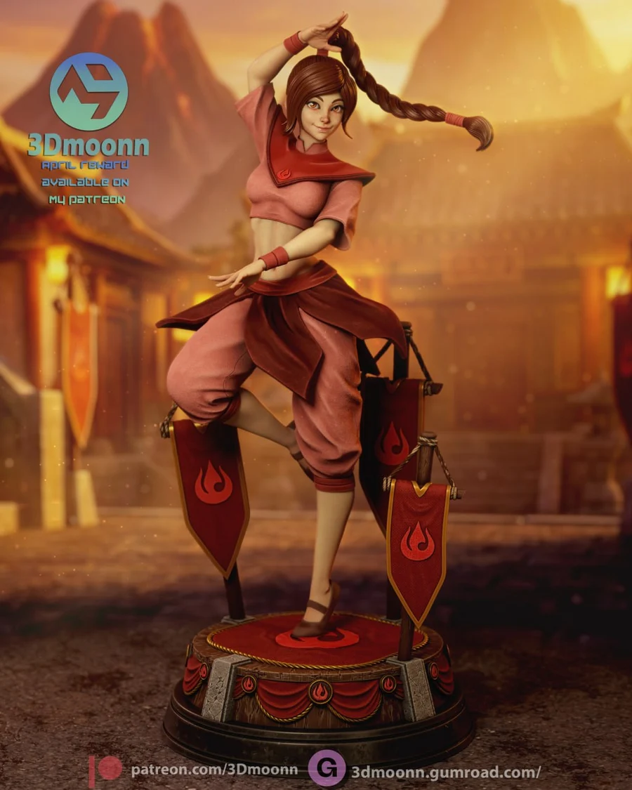 Ty Lee Acrobat – Avatar 3D printable STL model