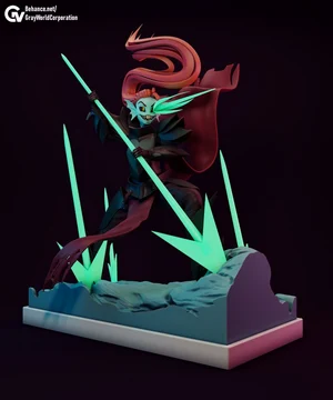 Undyne – Undertale 3D printable STL model