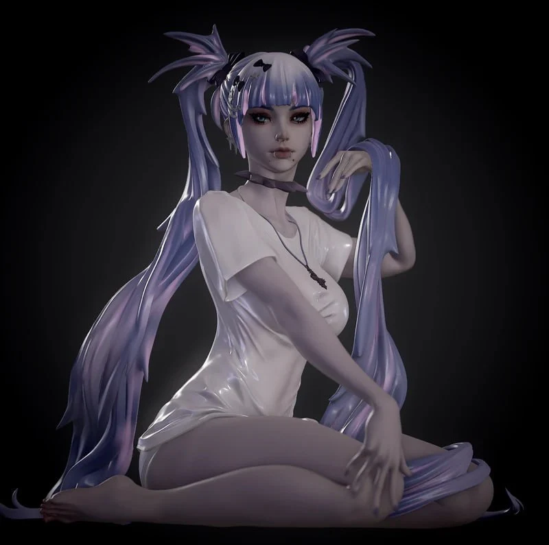 Stocking Anarchy – Panty Stocking with Garterbelt 3D printable STL model