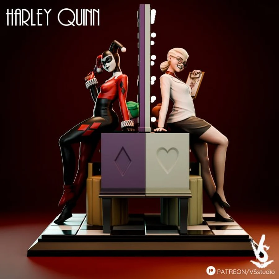 Harley Quinn Diorama – DC Comics 3D printable STL model