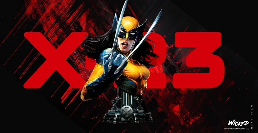 X-23 Bust - Marvel 3D printable STL model