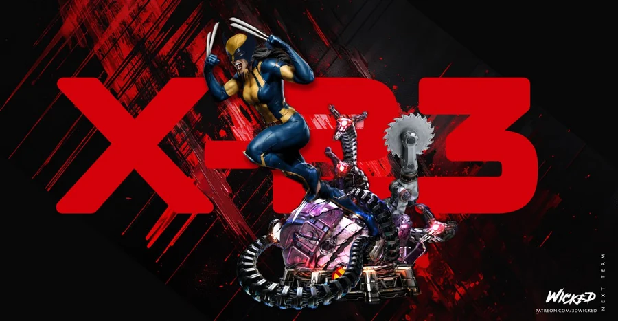 X-23 Sculpture - Marvel 3D printable STL model