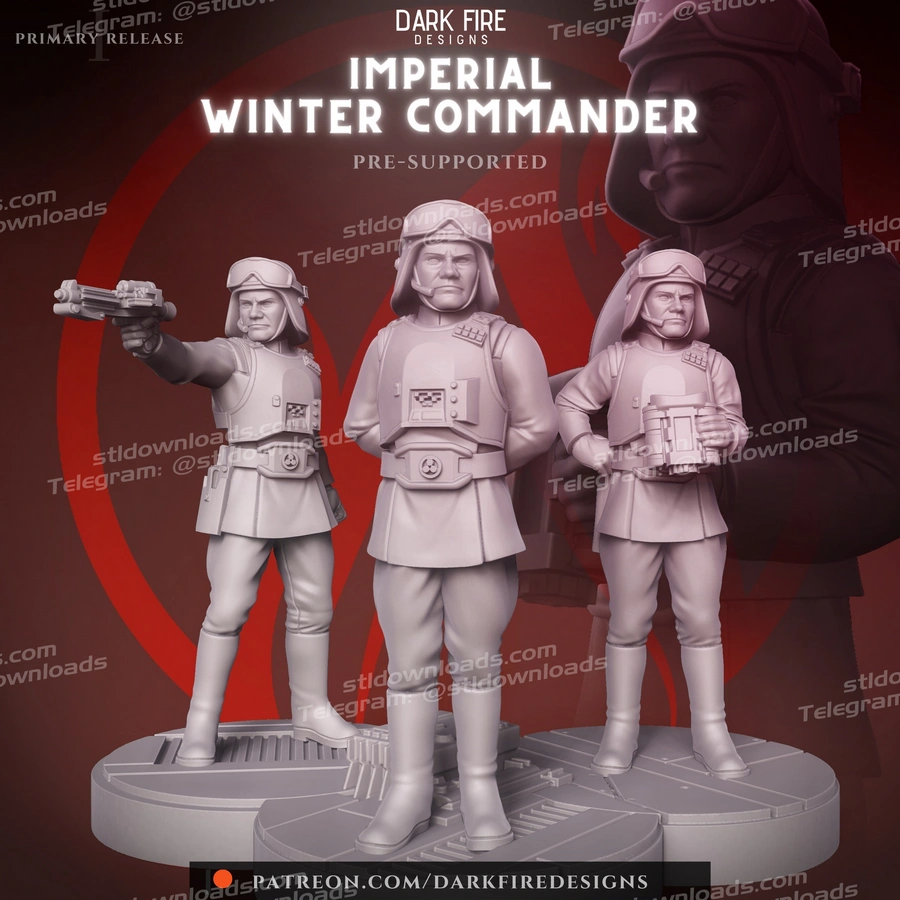 Winter Trooper Commander – Star Wars 3D printable STL model