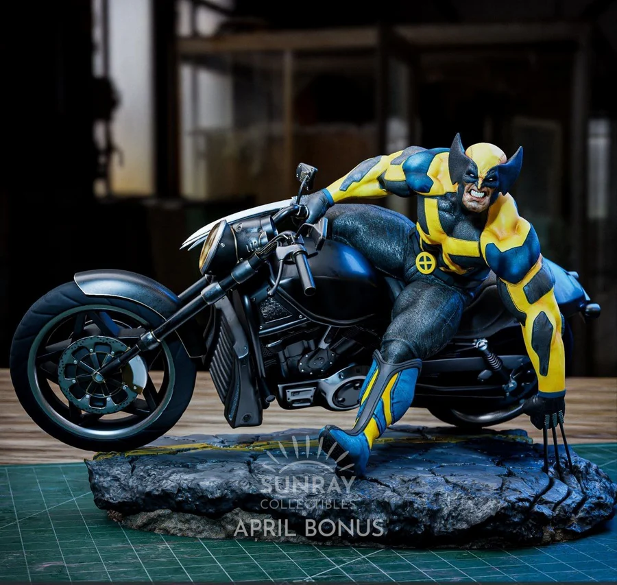 Wolverine Bike Rider – Marvel 3D printable STL model