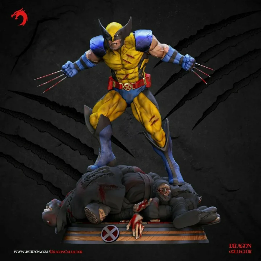 Wolverine Dragon - Marvel 3D printable STL model