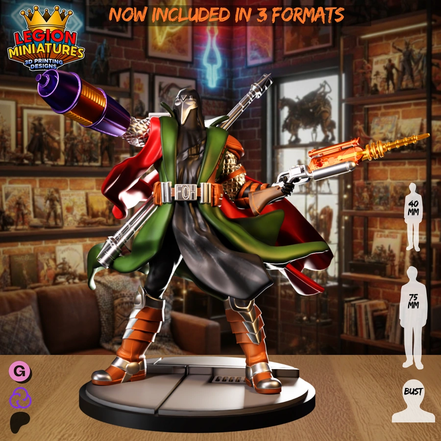 Xcutioner Warrior – Bleach 3D printable STL model