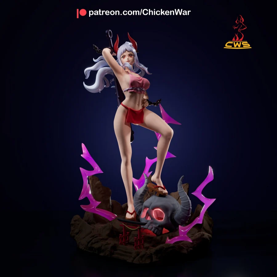 Yamato - One Piece 3D printable STL model