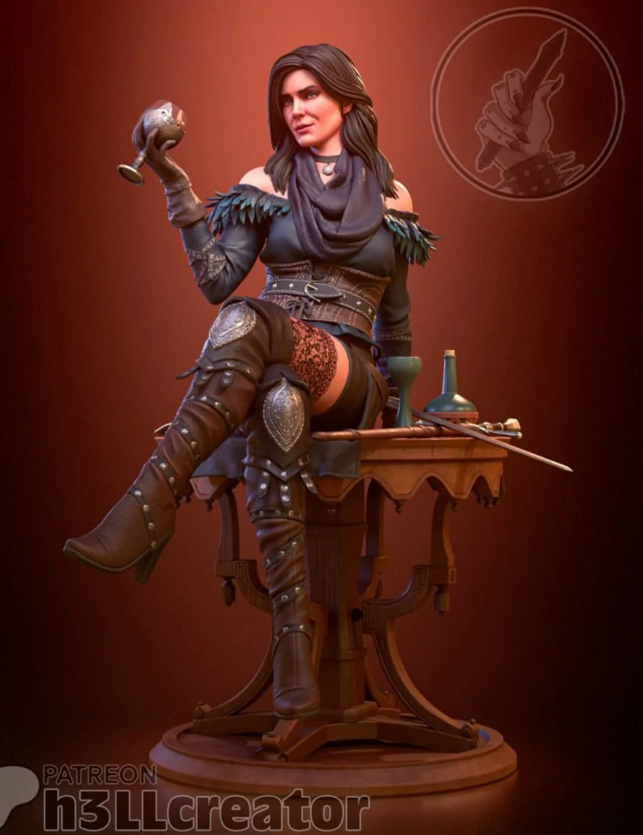 Yennefer - The Witcher 3D printable STL model