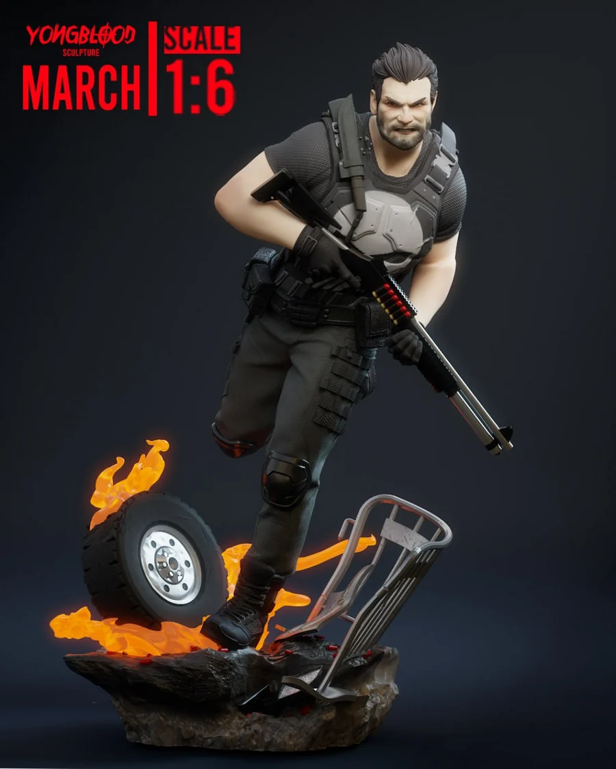 Punisher – Marvel 3D printable STL model