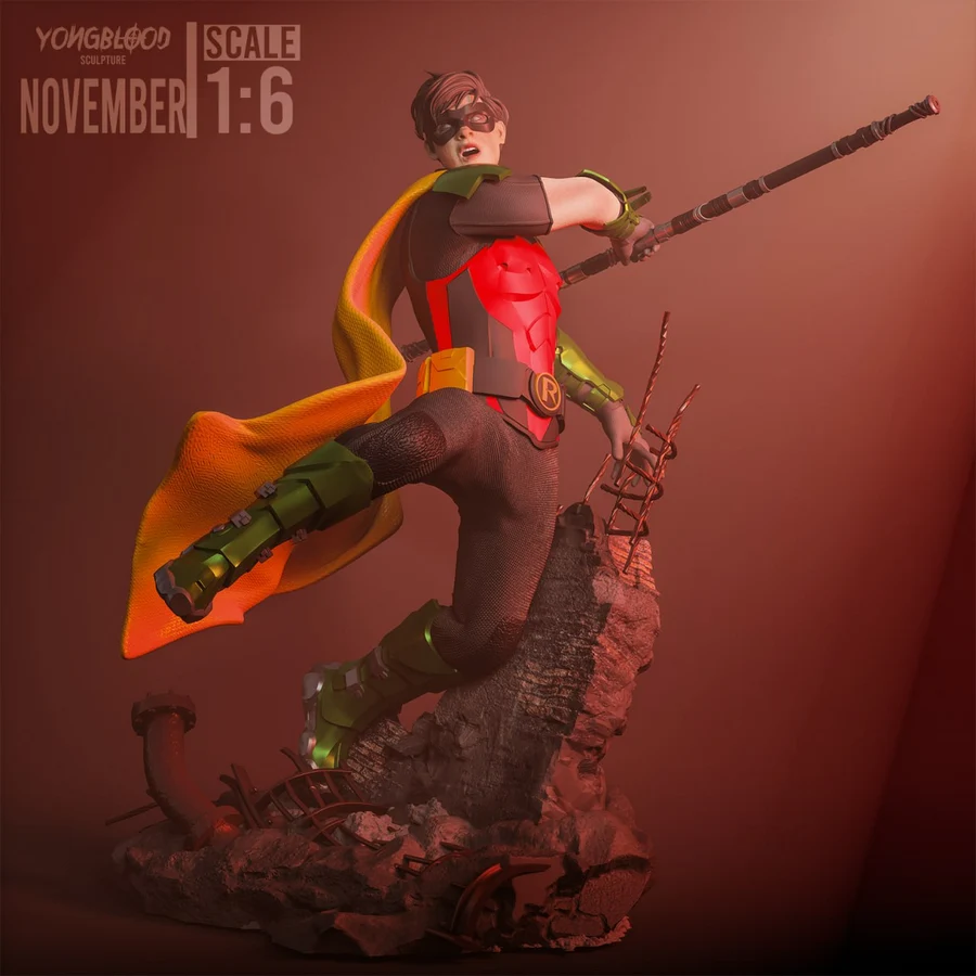 Robin Hero Figure – DC Comics 3D printable STL model