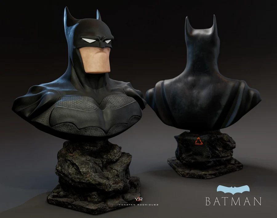 Batman Bust – DC Comics 3D printable STL model