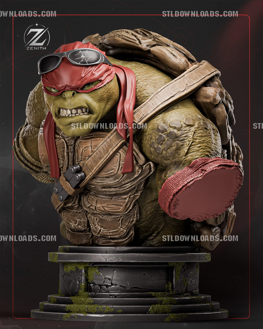 Rafael Bust – Teenage Mutant Ninja Turtles 3D printable STL model