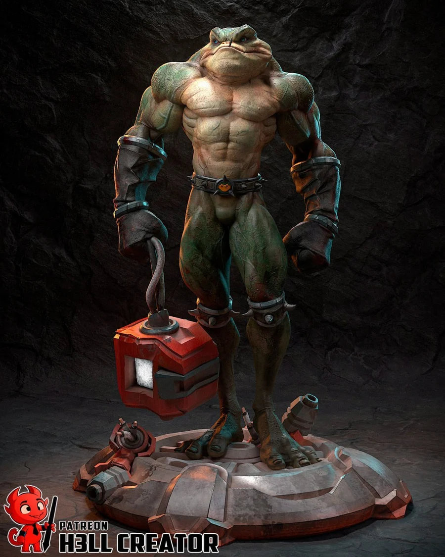 Zitz – Battletoads 3D printable STL model