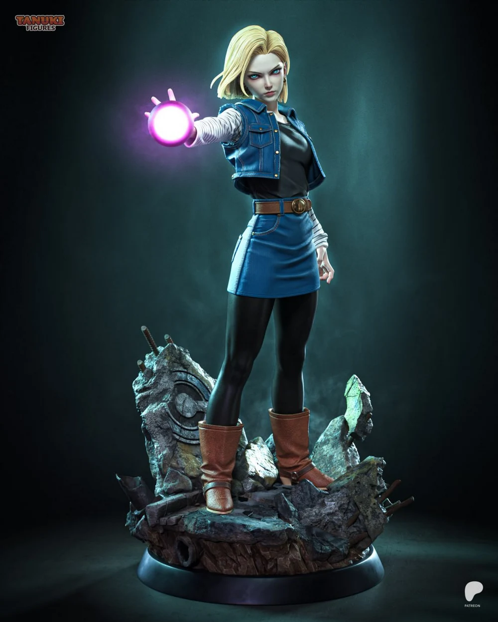 Android 18 — Dragon Ball Z 3D printable STL model