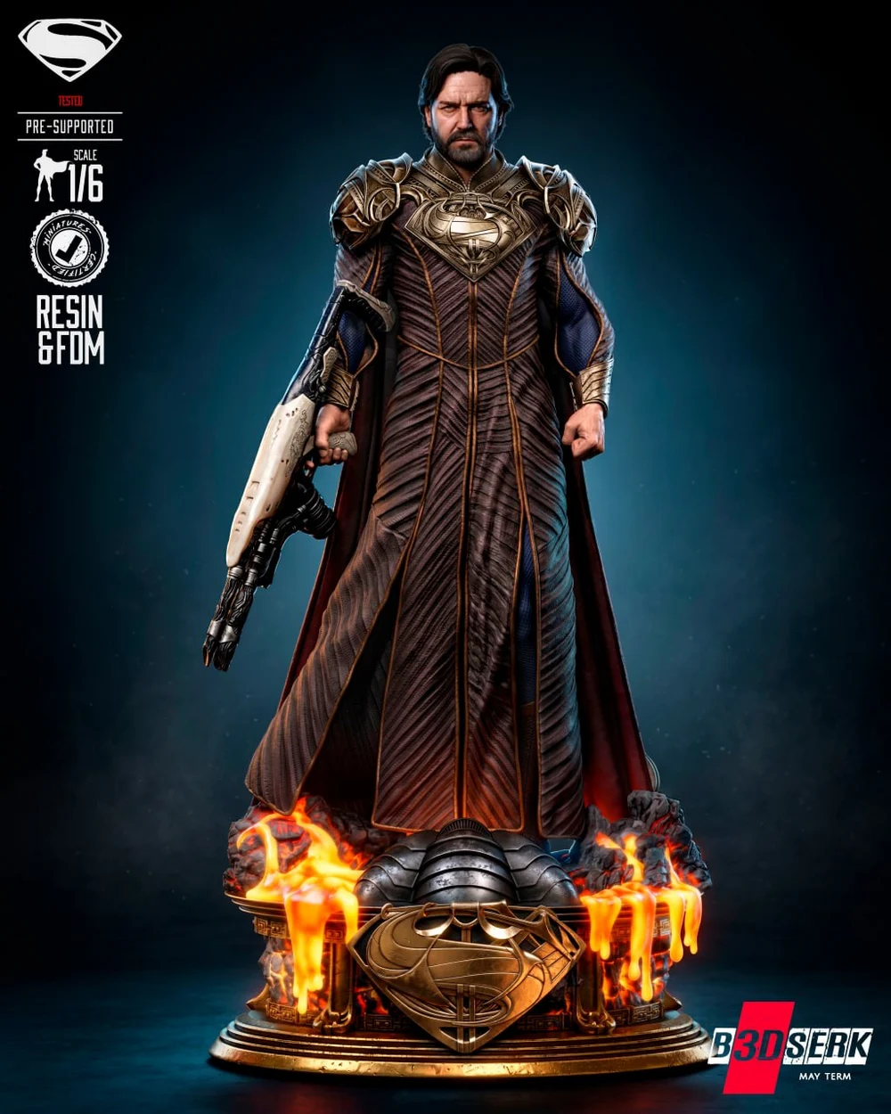 Jor-El Sculpture — DC Comics / Superman 3D printable STL model