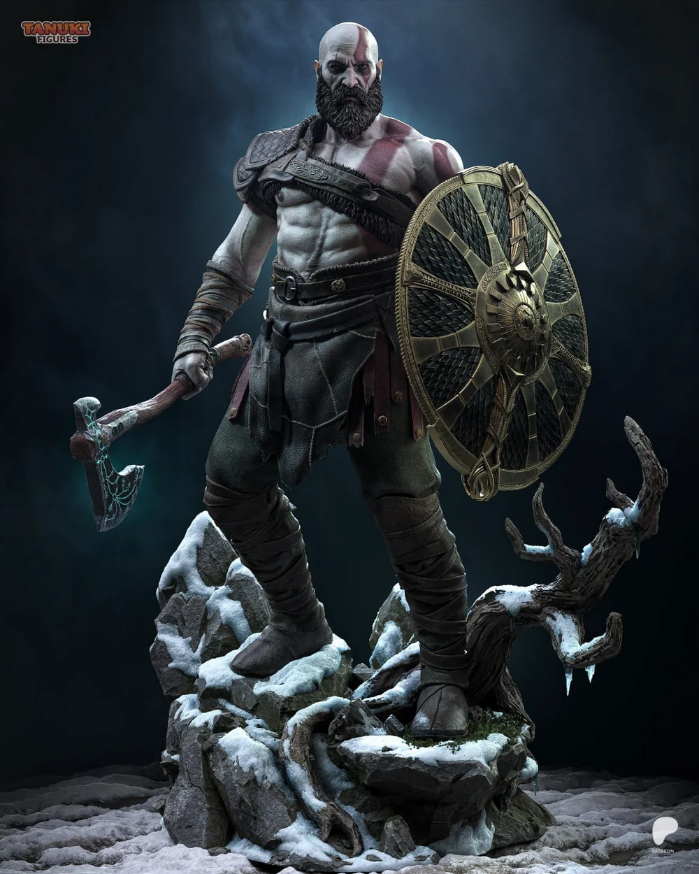 Kratos (2018) — God of War 3D printable STL model