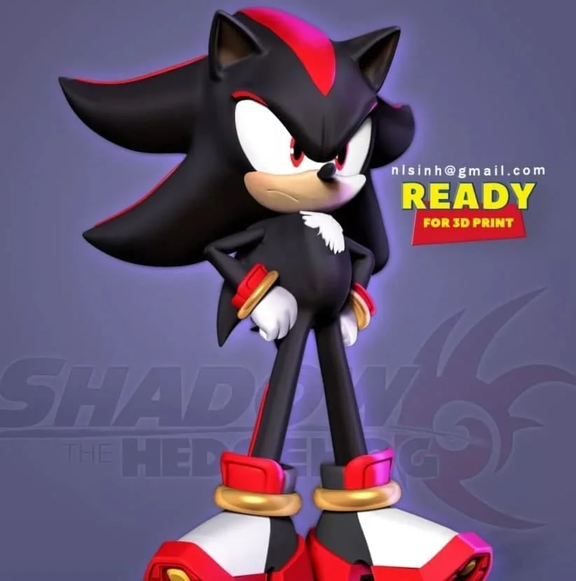 Shadow Sonic — Sonic the Hedgehog 3D printable STL model