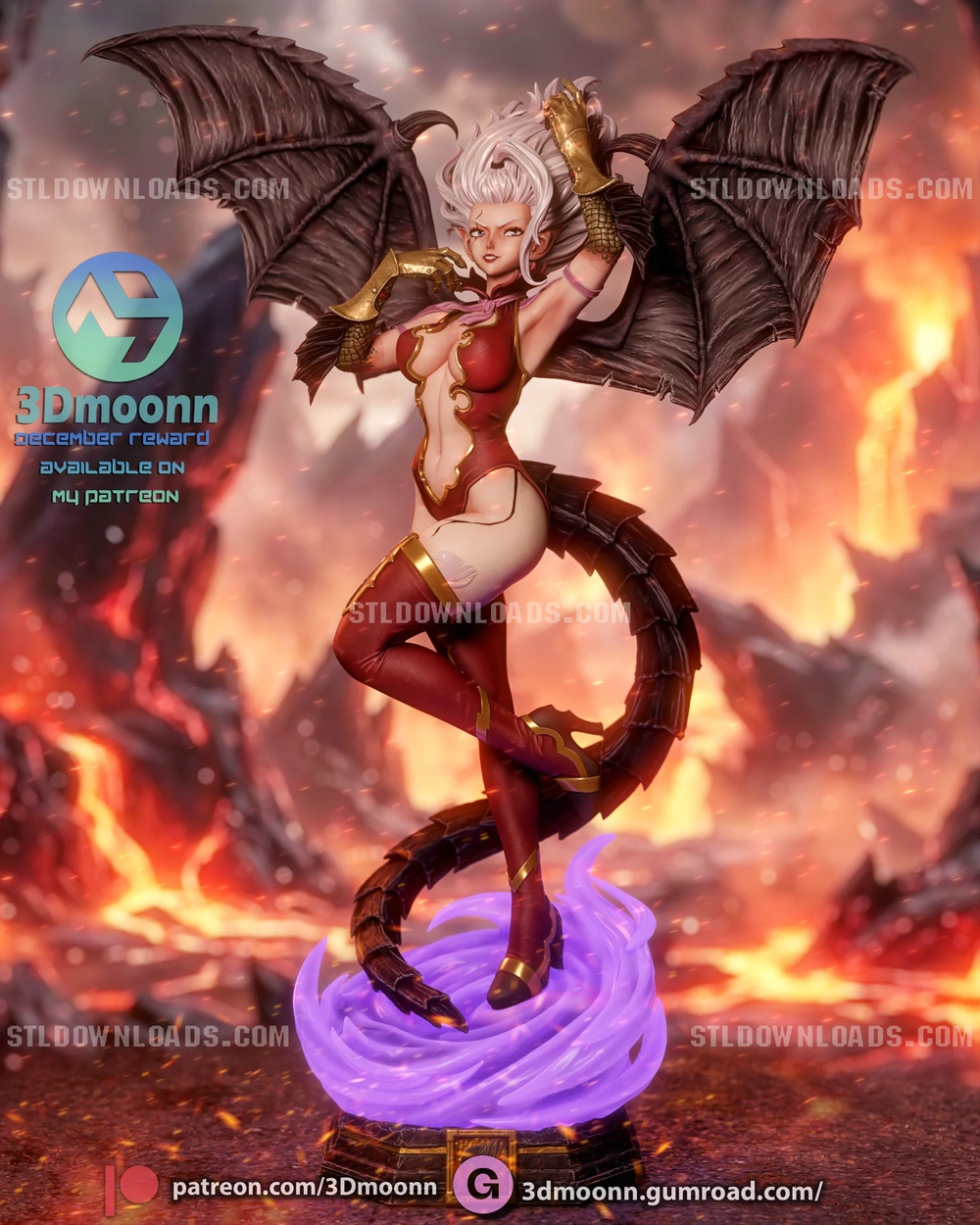 Mirajane (Satan Soul) — Fairy Tail 3D printable STL model