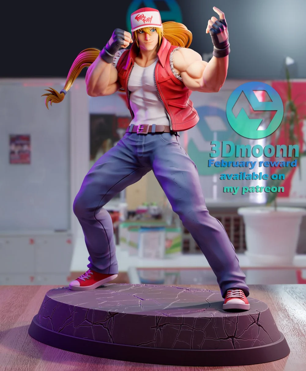 Terry — Fatal Fury / King of Fighters 3D printable STL model