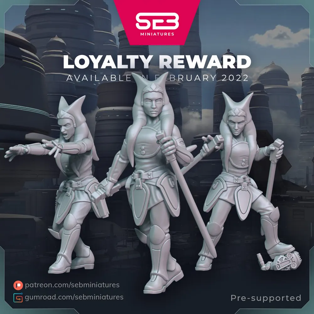 Ahsoka v2 — Star Wars 3D printable STL model