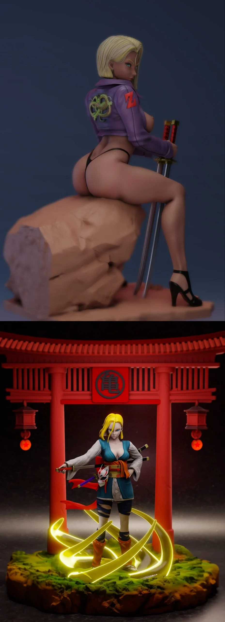 Android 18 — Dragon Ball Z 3D printable STL model
