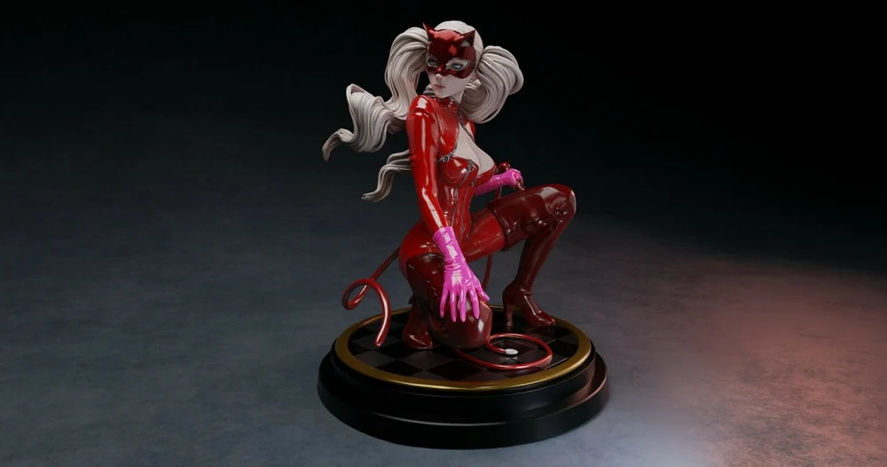 Ann — Persona 5 STL render Ann — Persona 5 3D printable STL model