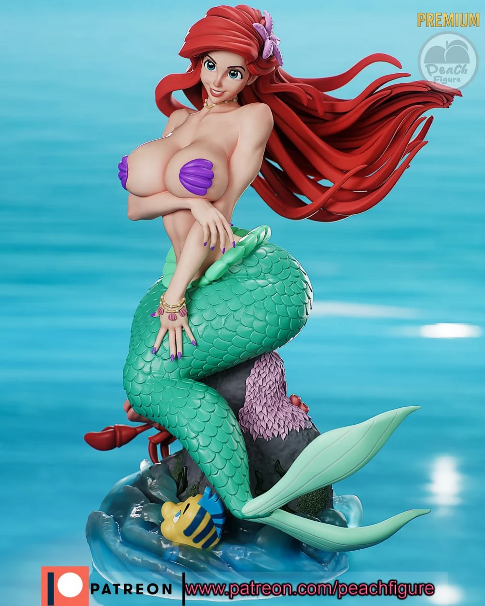 Ariel — The Little Mermaid (Disney) 3D printable STL model