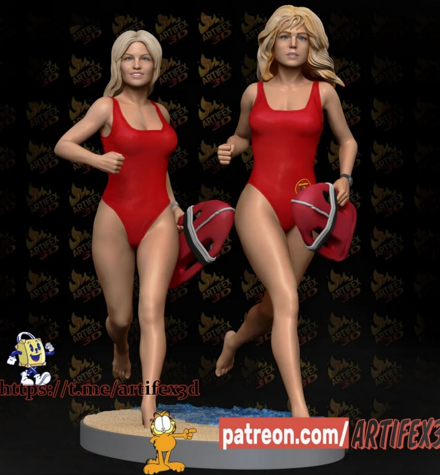 Pamela Anderson – Baywatch 3D printable STL model