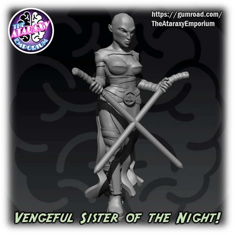 Asajj Ventress — Star Wars 3D printable STL model