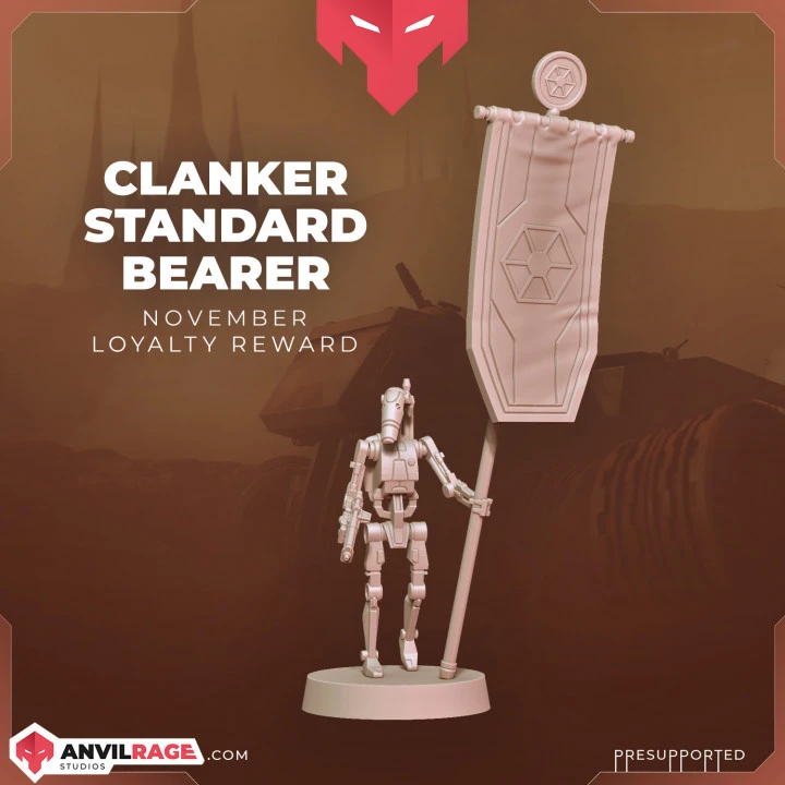 B1 Standard Bearer — Star Wars 3D printable STL model