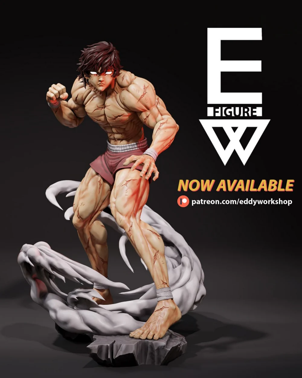 Baki Son of Ogre — Baki the Grappler 3D printable STL model