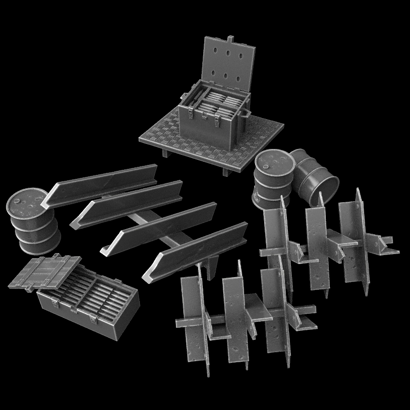Barricades 3D printable STL model