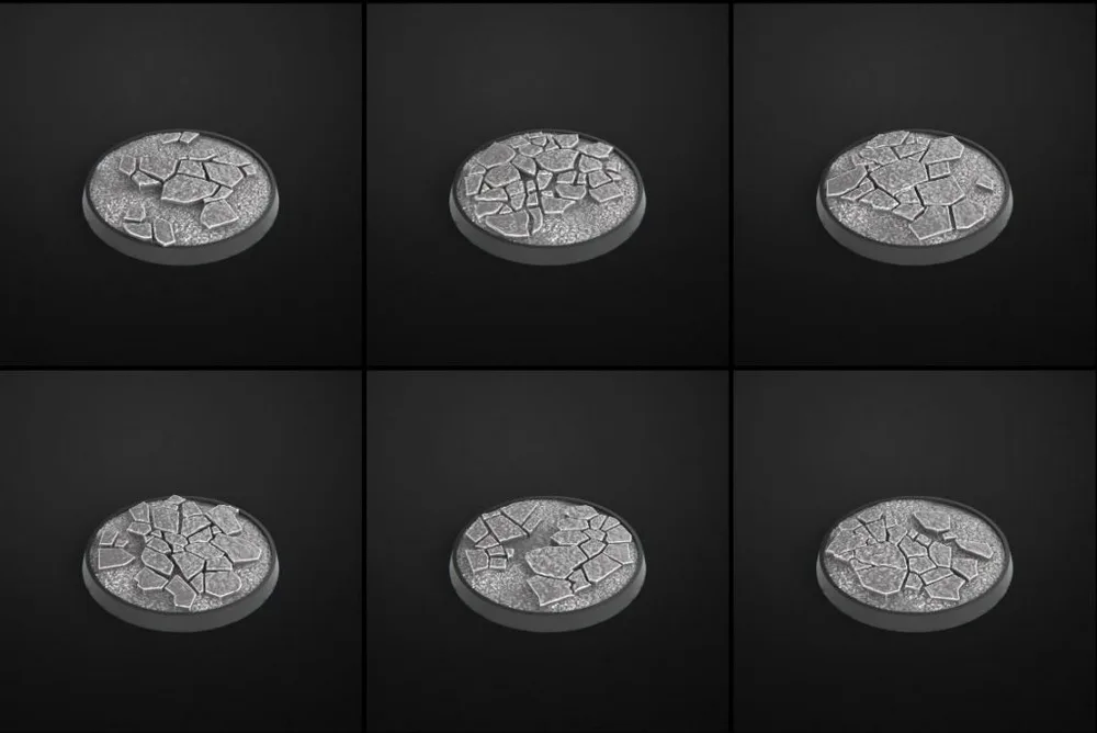 Bases Round 02 3D printable STL model