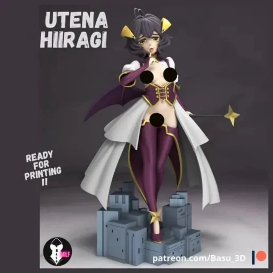 Utena Hiiragi (Magia Baiser) — Gushing over Magical Girls 3D printable STL model