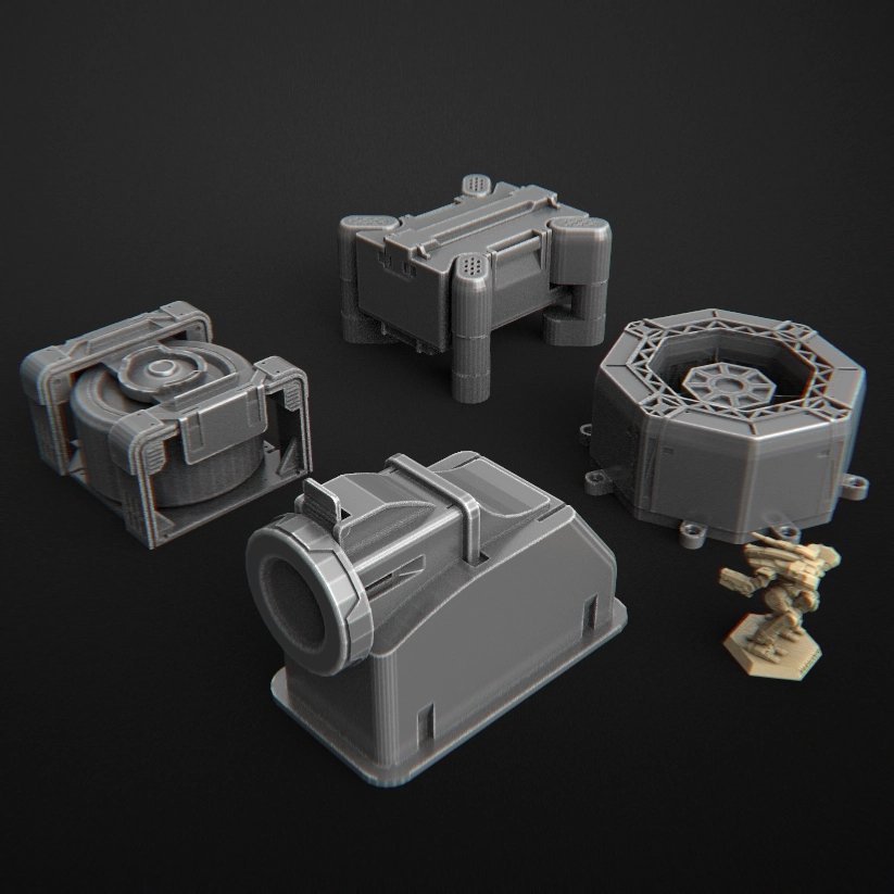 Battletech Buildings 2 — BattleTech 3D printable STL model