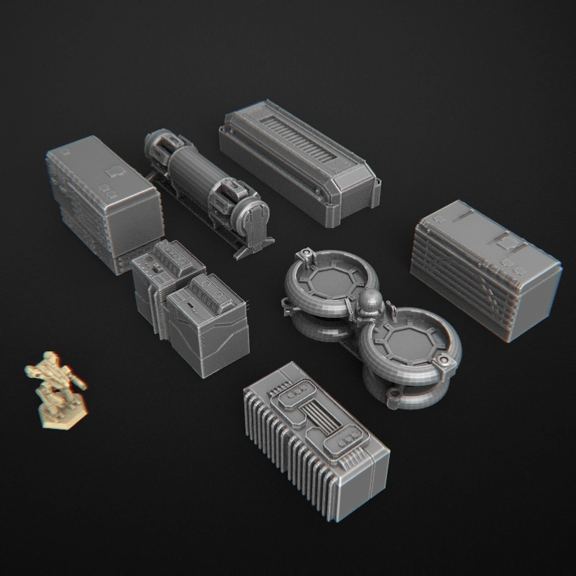 Battletech Buildings 5 — BattleTech 3D printable STL model