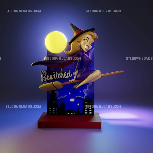 Bewitched — Original Character / Fantasy 3D printable STL model