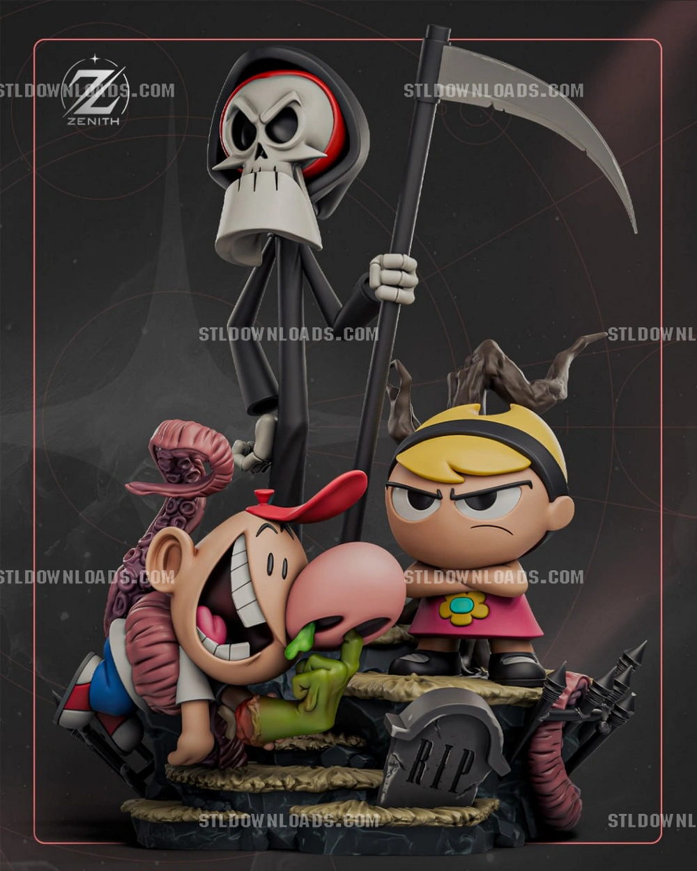 Billy and Mandy — The Grim Adventures of Billy & Mandy 3D printable STL model