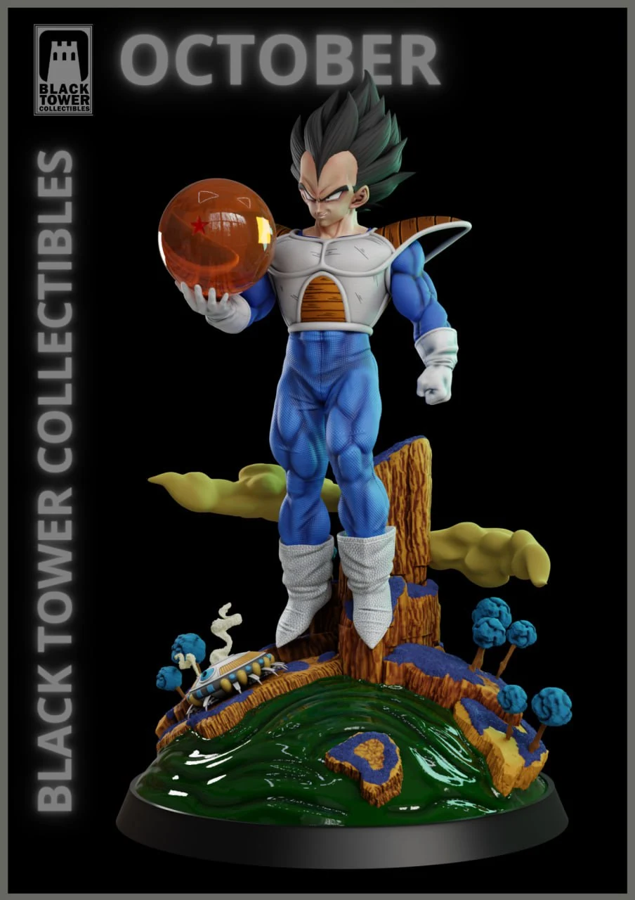 Vegeta — Dragon Ball Z 3D printable STL model