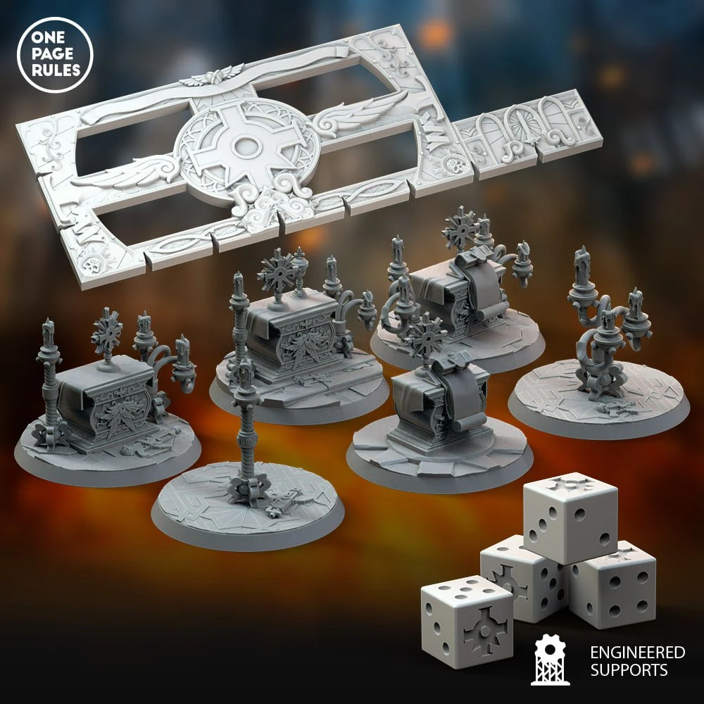 Blessed Sisters Game Aids — Warhammer 40K (Sisters of Battle Alt) 3D printable STL model