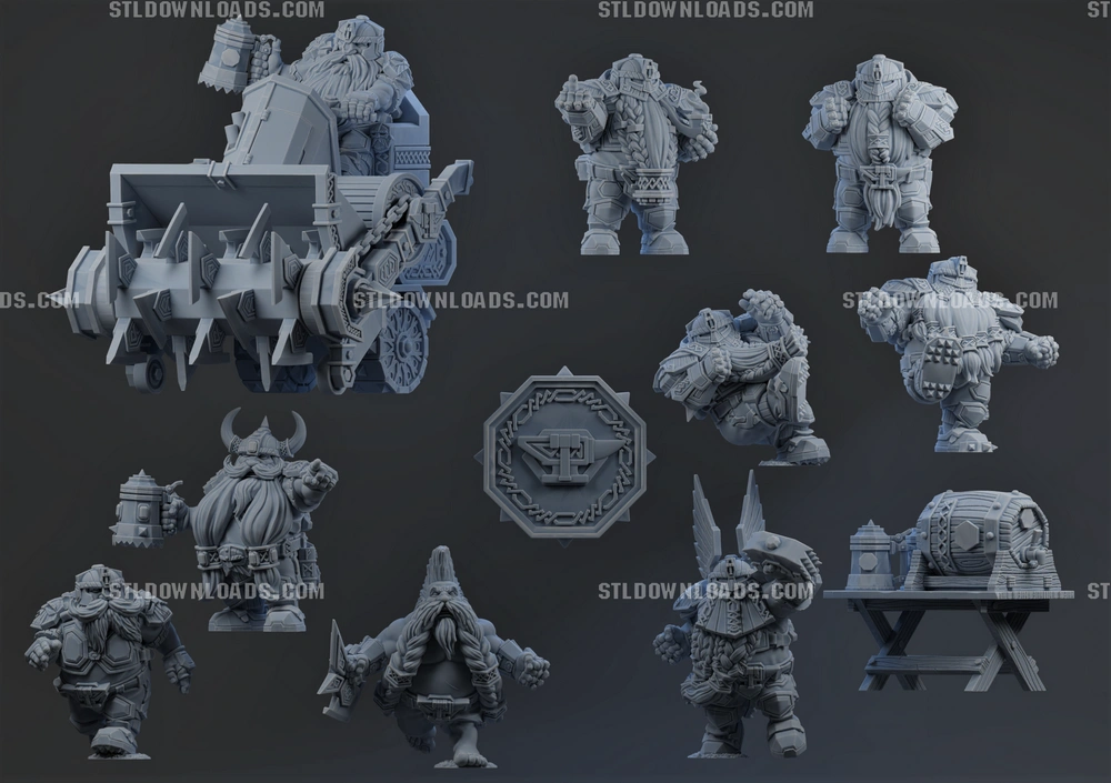 Bloodbowl Stuff January 2026 — Warhammer (Blood Bowl Alt) 3D printable STL model