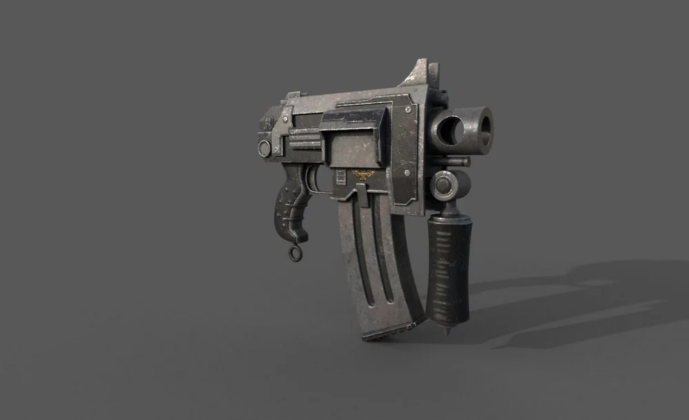 Bolt Pistol — Warhammer 40K 3D printable STL model