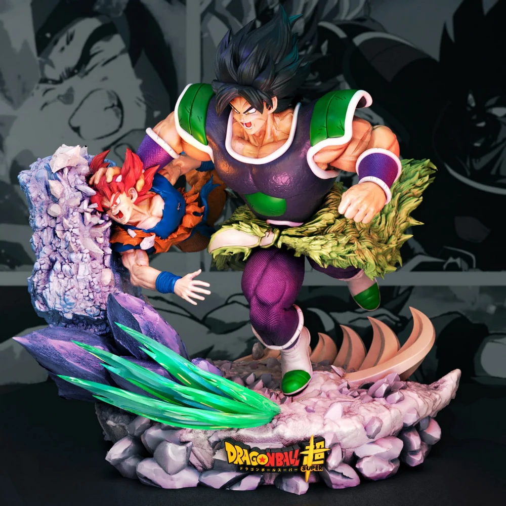 Broly vs Goku God — Dragon Ball Z 3D printable STL model