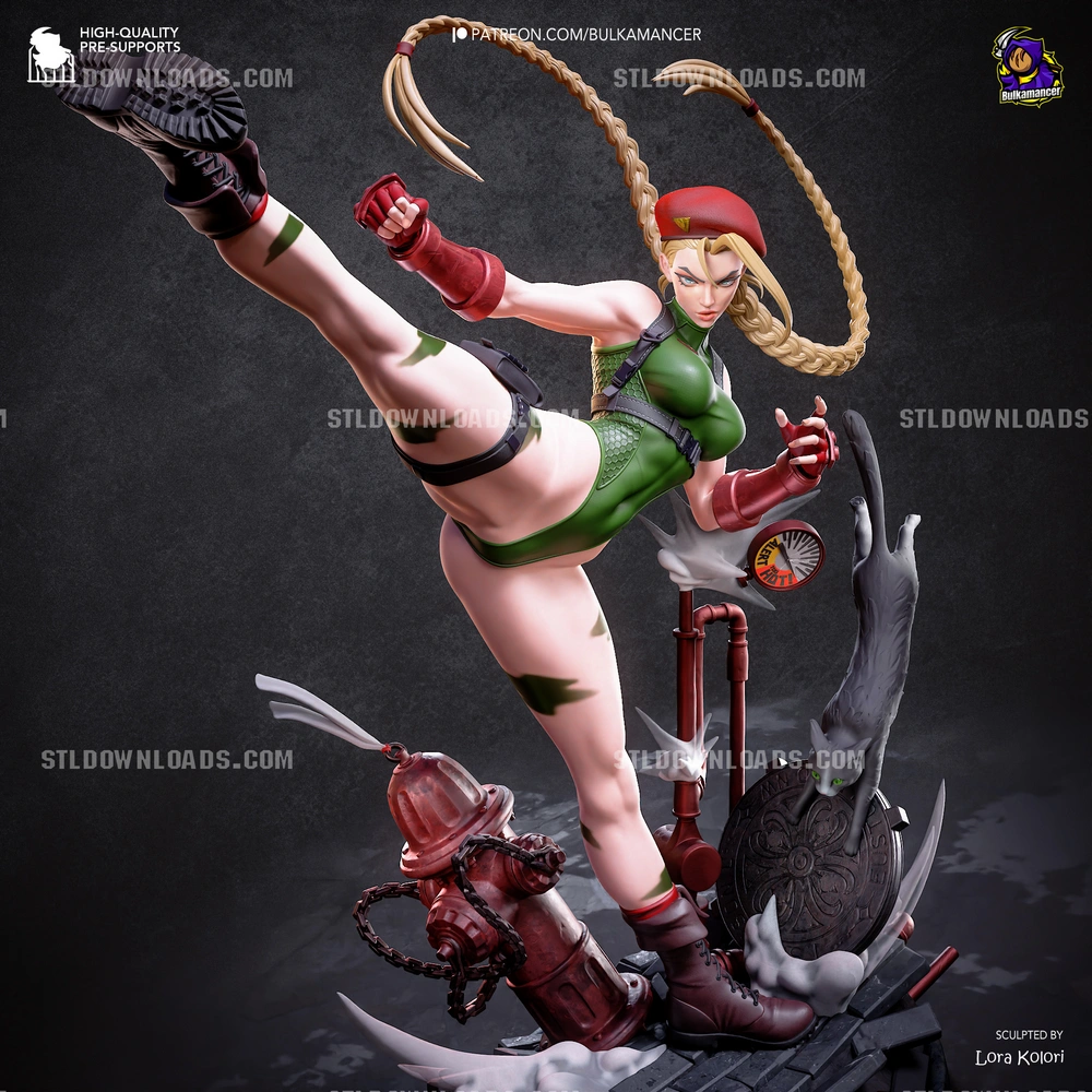 Cammy — Street Fighter 3D printable STL model