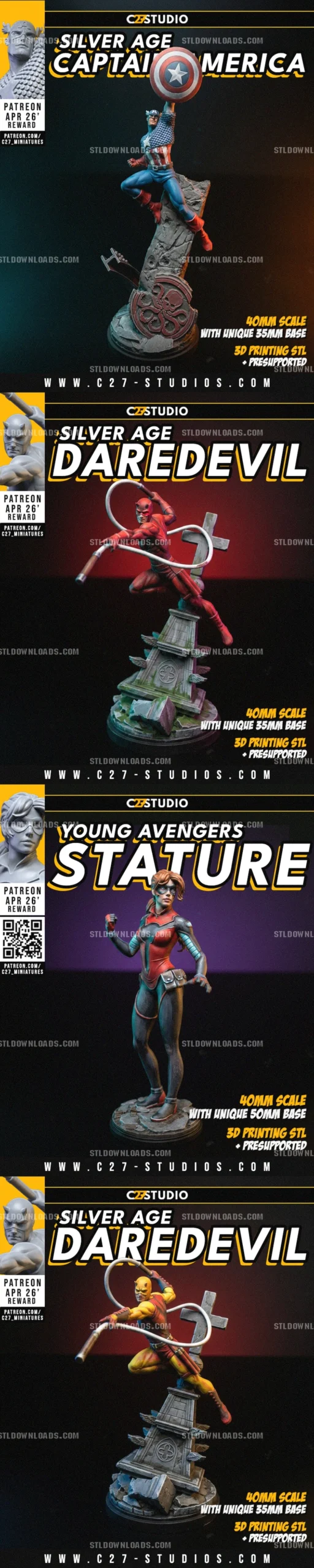 April 2026 — Marvel / DC Comics 3D printable STL model