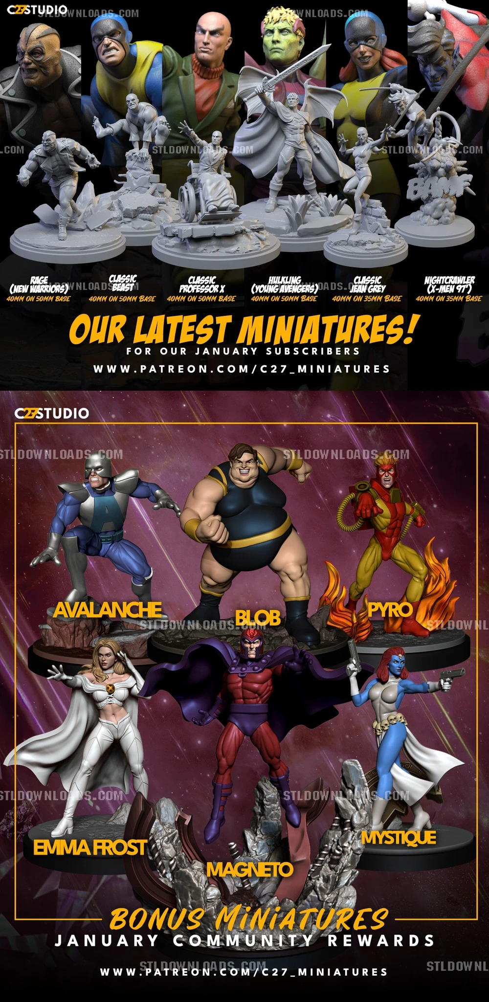 January 2026 — Marvel / DC Comics 3D printable STL model