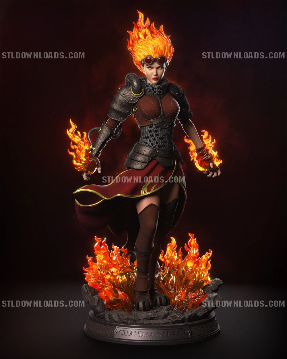 Chandra — Magic: The Gathering 3D printable STL model