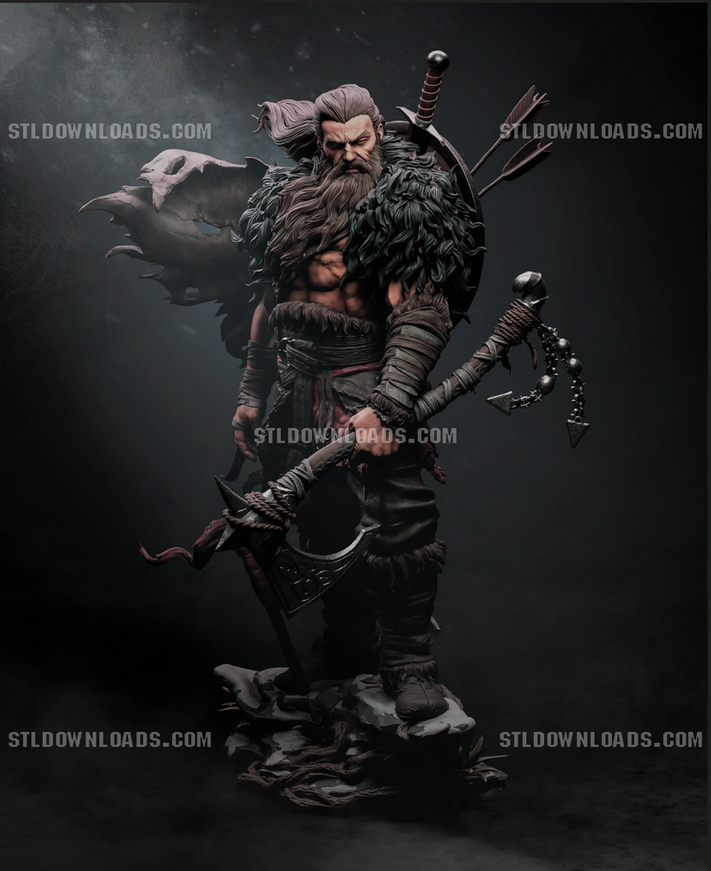 North Warrior 3D printable STL model