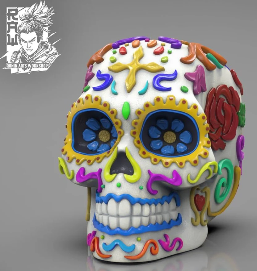 Calavera 3D printable STL model